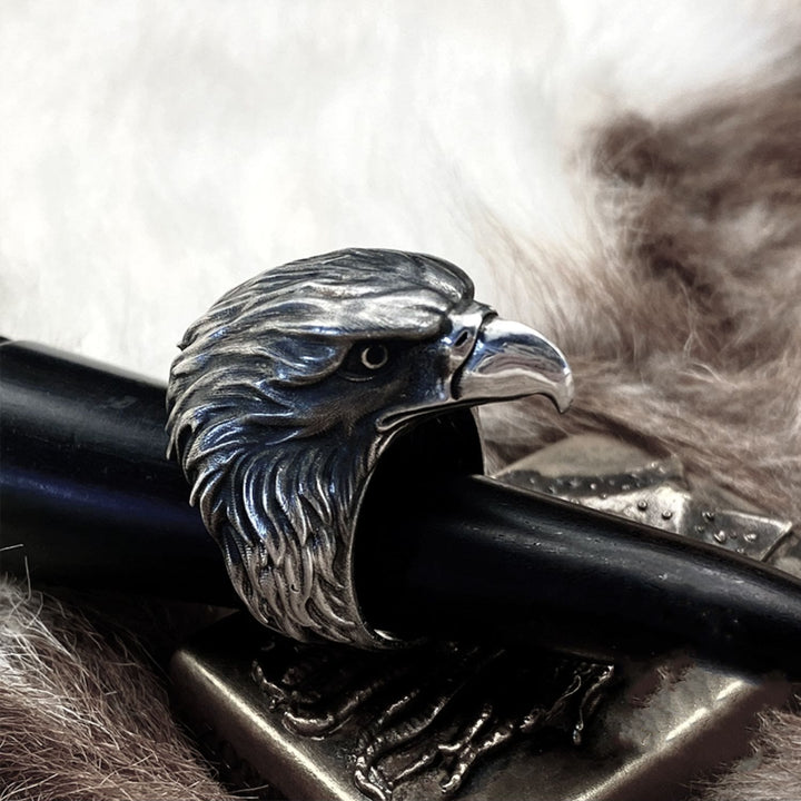 WorldNorse 925 Sterling Silver Raven Ring - image 7