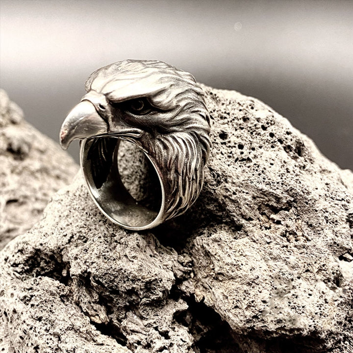 WorldNorse 925 Sterling Silver Raven Ring - image 2
