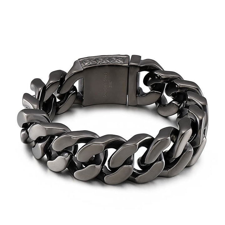 WorldNorse Skull Clasp Cuban Bracelet - image 13