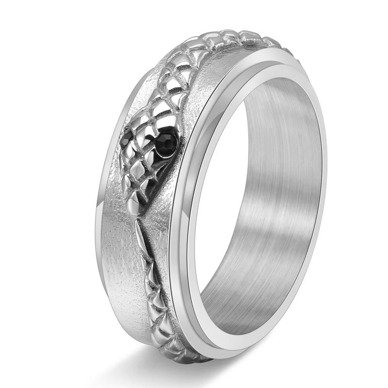 WorldNorse Snake Rotatable Ring