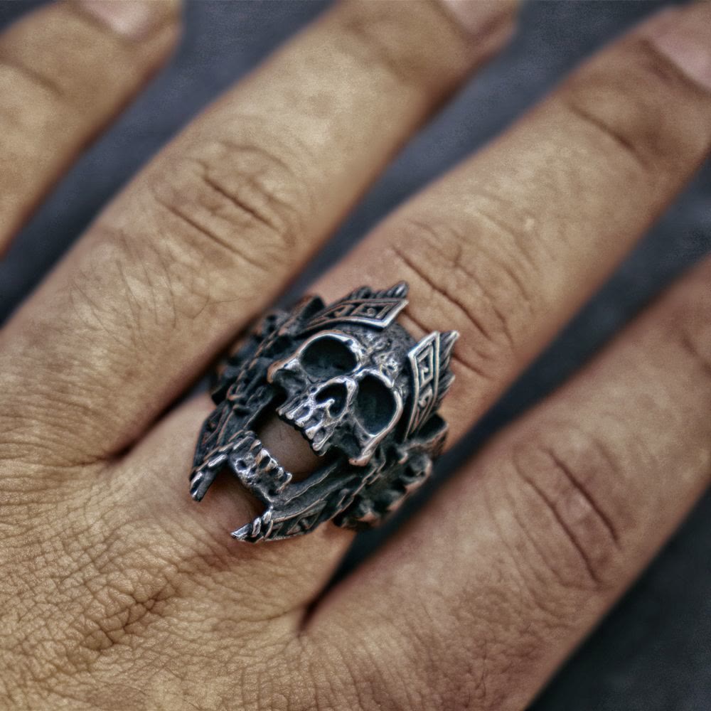 WorldNorse God Of War Ares Skull Ring - image 1