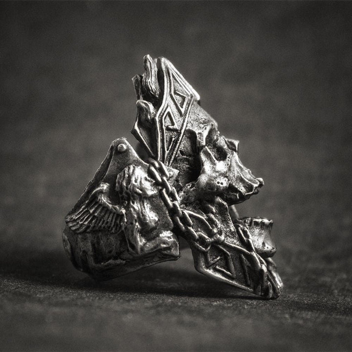 WorldNorse God Of War Ares Skull Ring