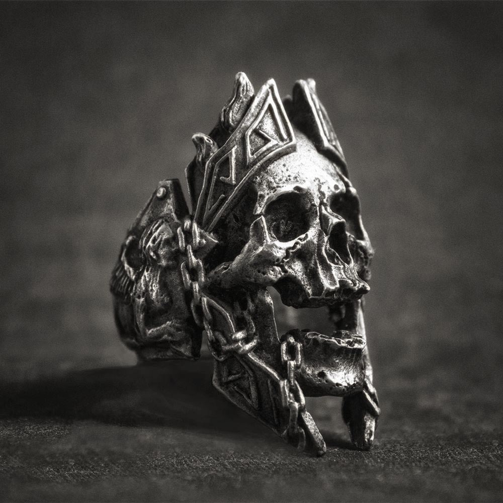 WorldNorse God Of War Ares Skull Ring