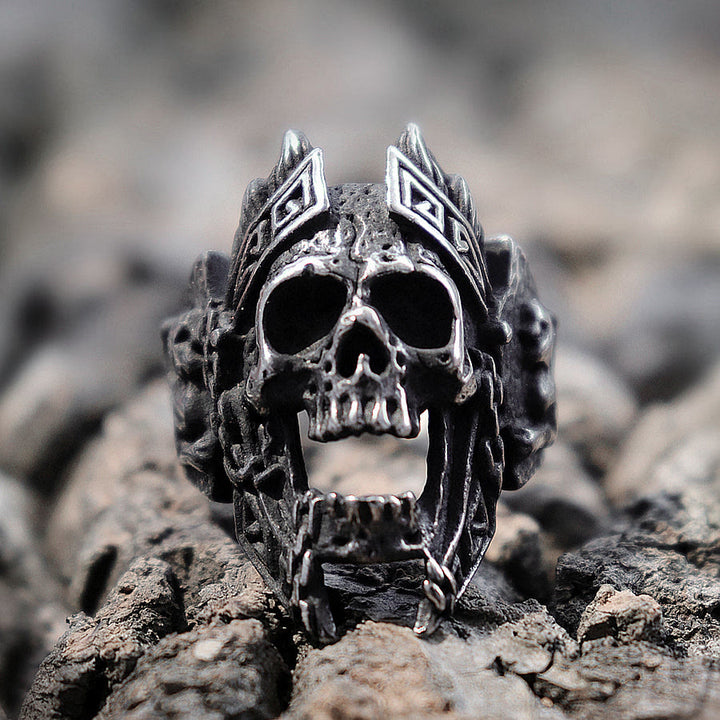 WorldNorse God Of War Ares Skull Ring