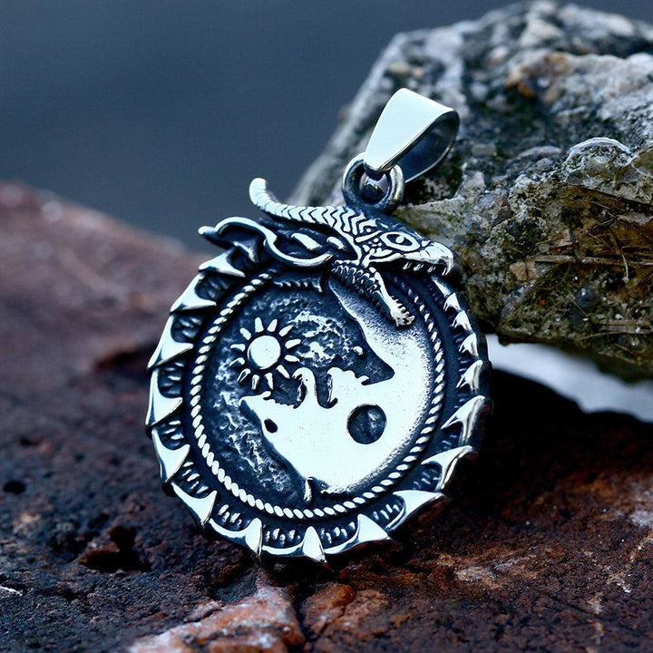 WorldNorse Jormungandr Surrounded Necklace - image 3