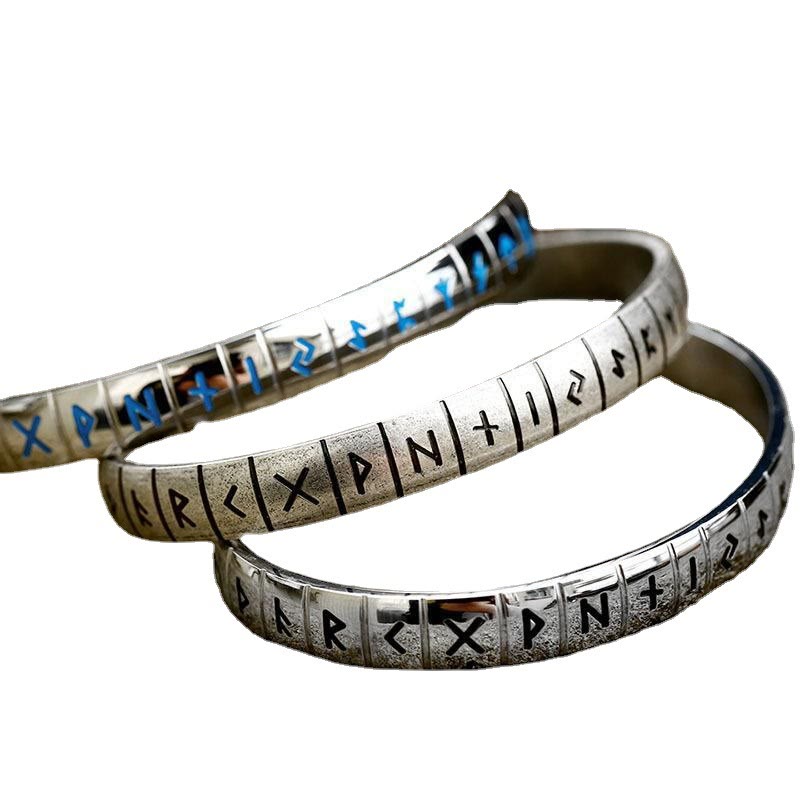 WorldNorse Runes Viking Bangle Bracelet - image 4