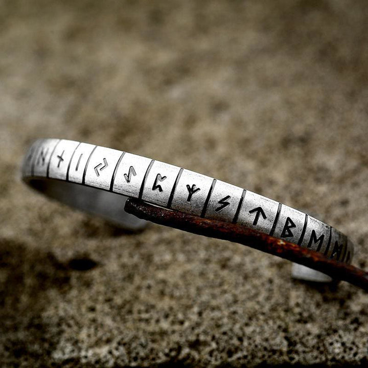 WorldNorse Runes Viking Bangle Bracelet - image 2