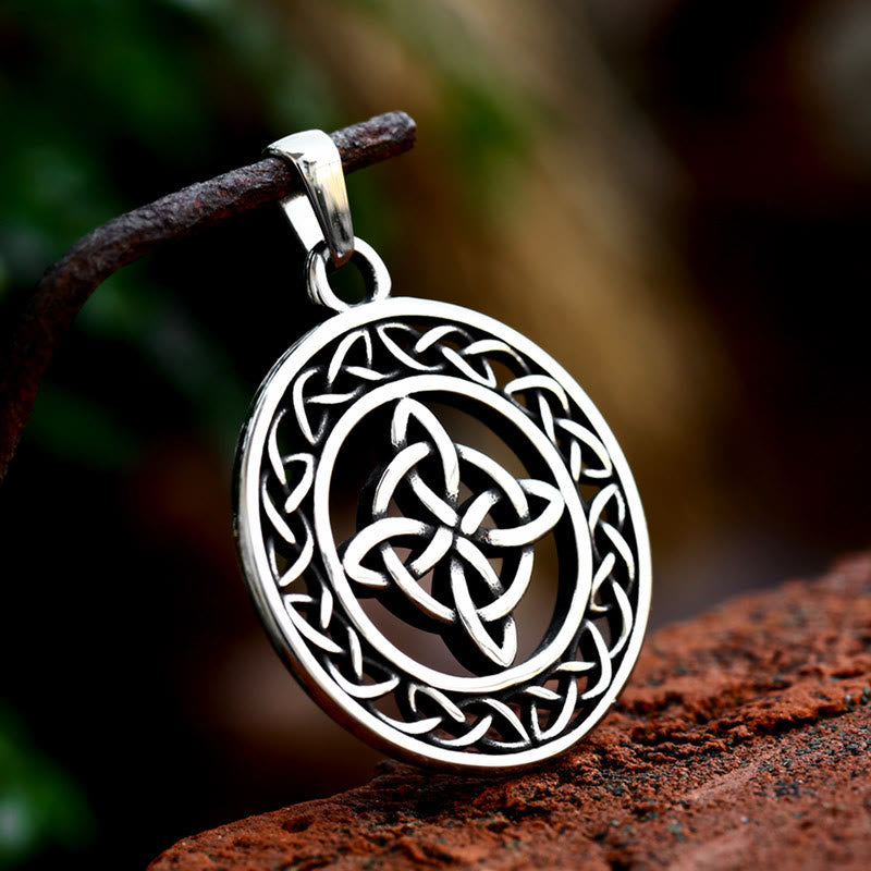 WorldNorse Celtic Knot Round Necklace - image 1