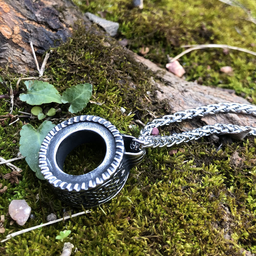 WorldNorse Celtic Knot Ring Pendant Necklace - image 2