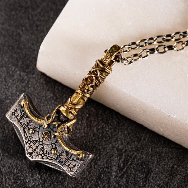WorldNorse Handcrafted 925 Silver Mjolnir Necklace - image 5