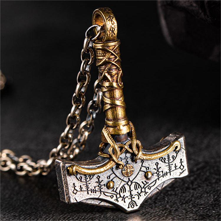 WorldNorse 925 Sterling Silver Mjolnir Necklace - Chain - image 2