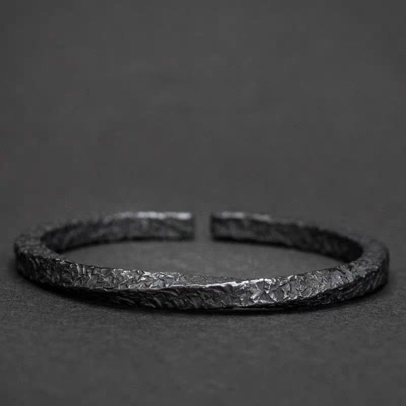 WorldNorse Flowing Fire Gold Inlay Adjustable Bracelet / Ring - Rattan Bracelet#Retro Silver - image 8