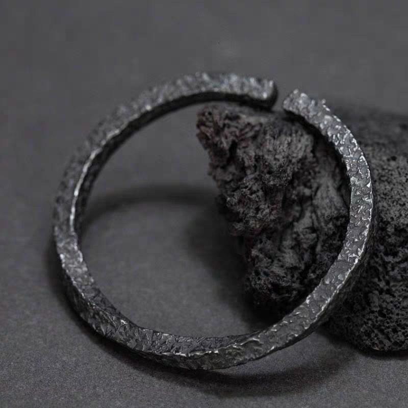 WorldNorse Flowing Fire Gold Inlay Adjustable Bracelet / Ring - image 11