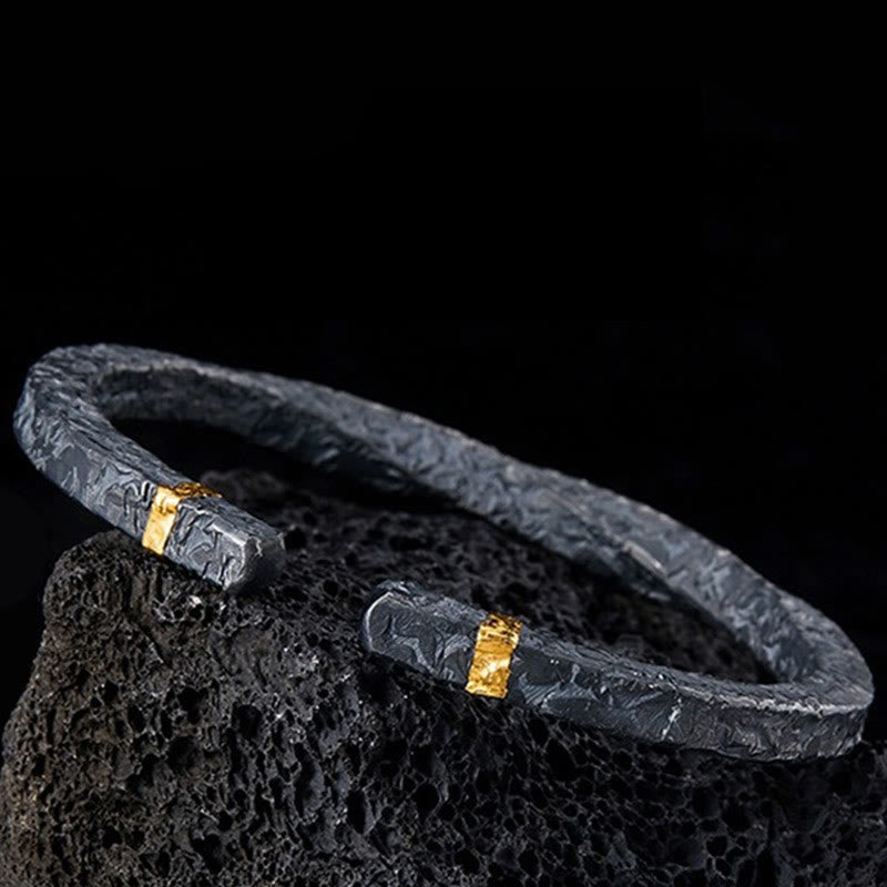 WorldNorse Flowing Fire Gold Inlay Adjustable Bracelet / Ring - image 16