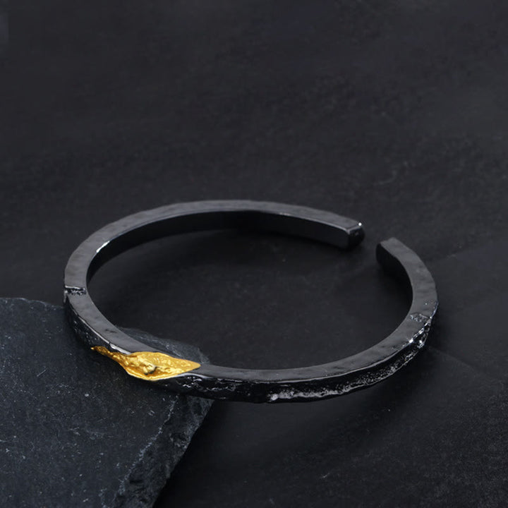 WorldNorse Flowing Fire Gold Inlay Adjustable Bracelet / Ring - image 7