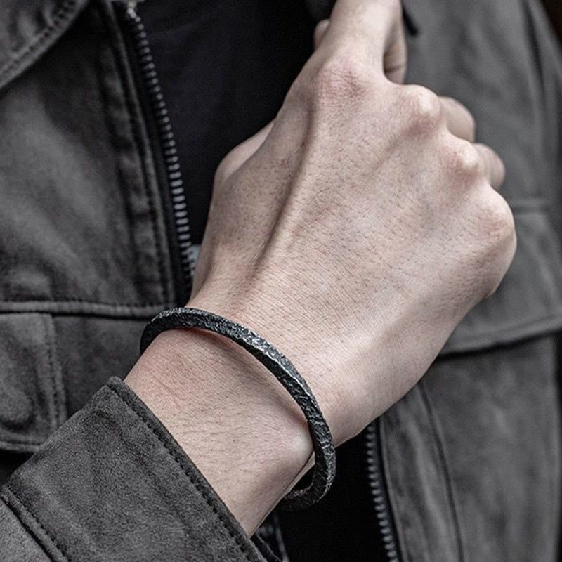 WorldNorse Flowing Fire Gold Inlay Adjustable Bracelet / Ring - image 9