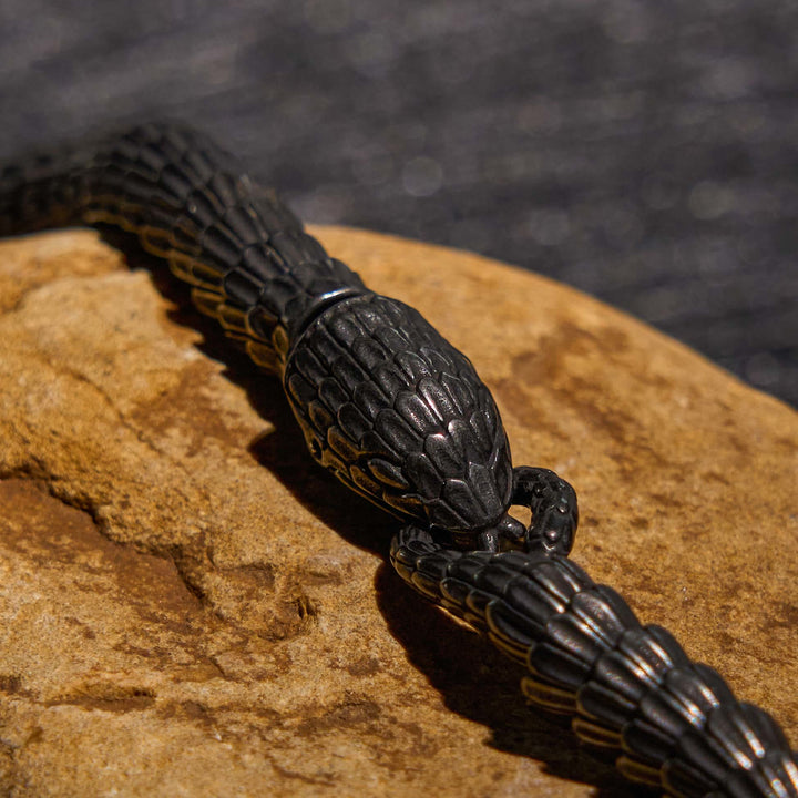 WorldNorse Vintage Stainless Steel Snake Chain Necklace & Bracelet - image 11