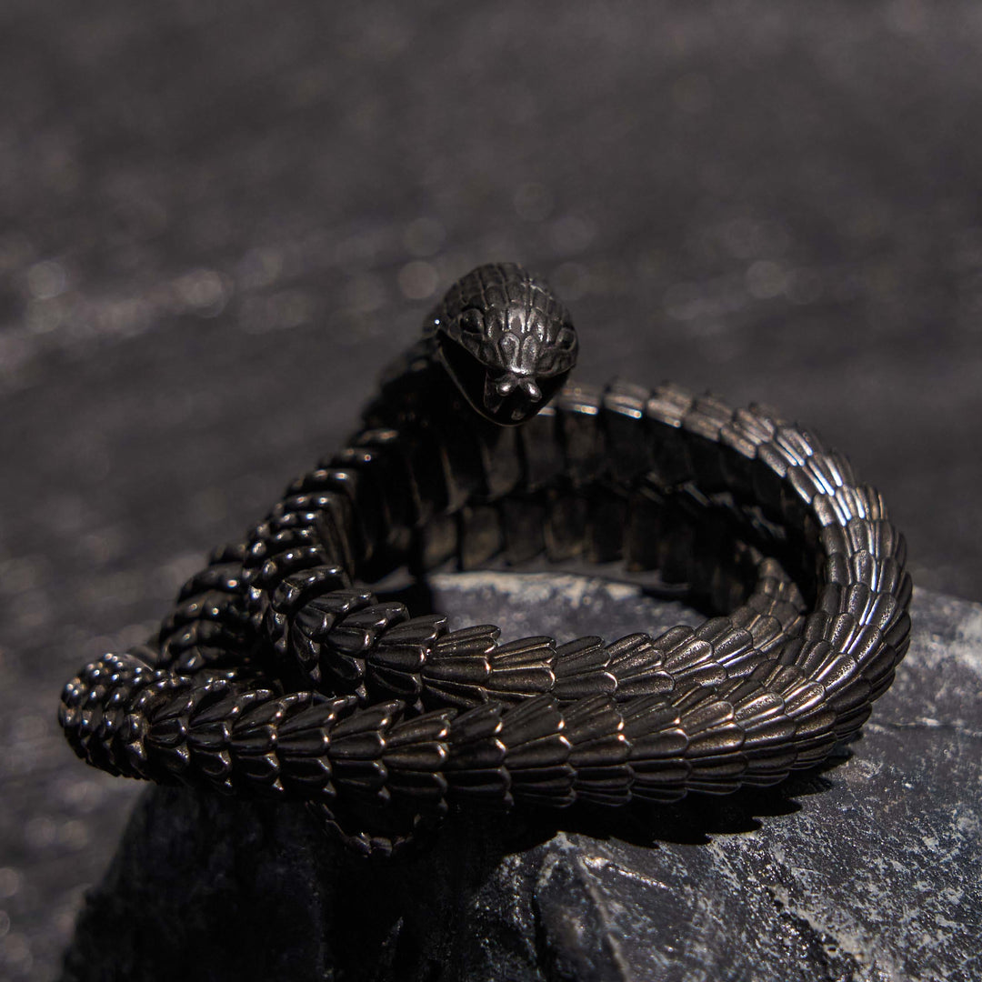 WorldNorse Vintage Stainless Steel Snake Chain Necklace & Bracelet - image 12