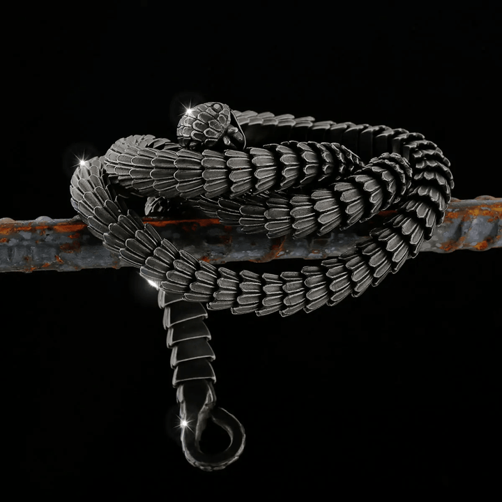 WorldNorse Vintage Stainless Steel Snake Chain Necklace & Bracelet - image 14