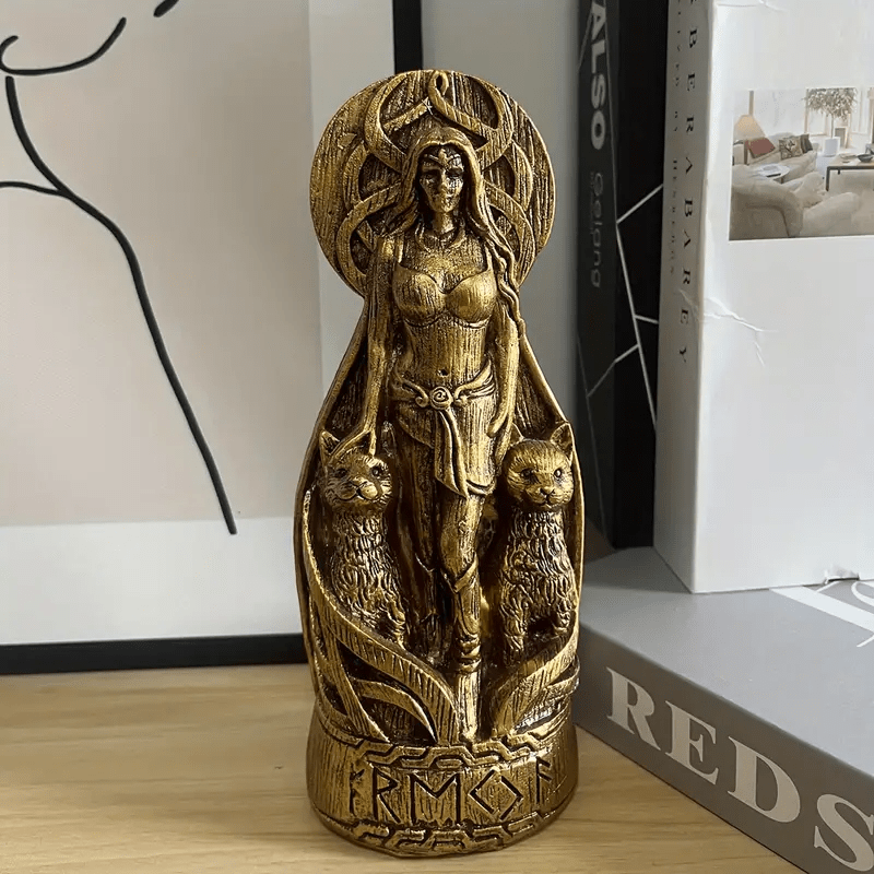 WorldNorse Freya Norse Goddess Altar Sculpture - image 7