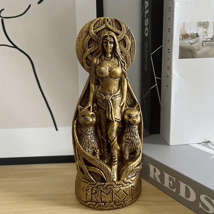 WorldNorse Freya Norse Goddess Altar Sculpture - image 7