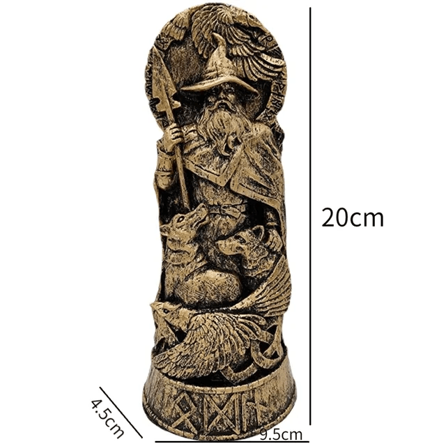 WorldNorse God Thor Statue In Battle With Jormungand Sculpture - image 22