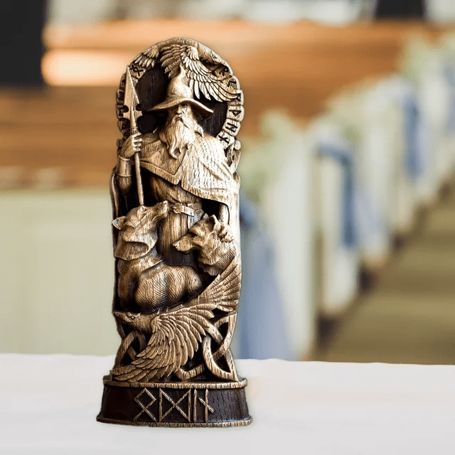 WorldNorse God Thor Statue In Battle With Jormungand Sculpture - image 20