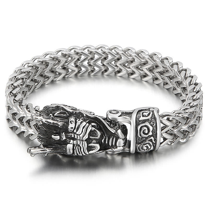 WorldNorse Norse Dragon Mesh Chain Bracelet - image 11