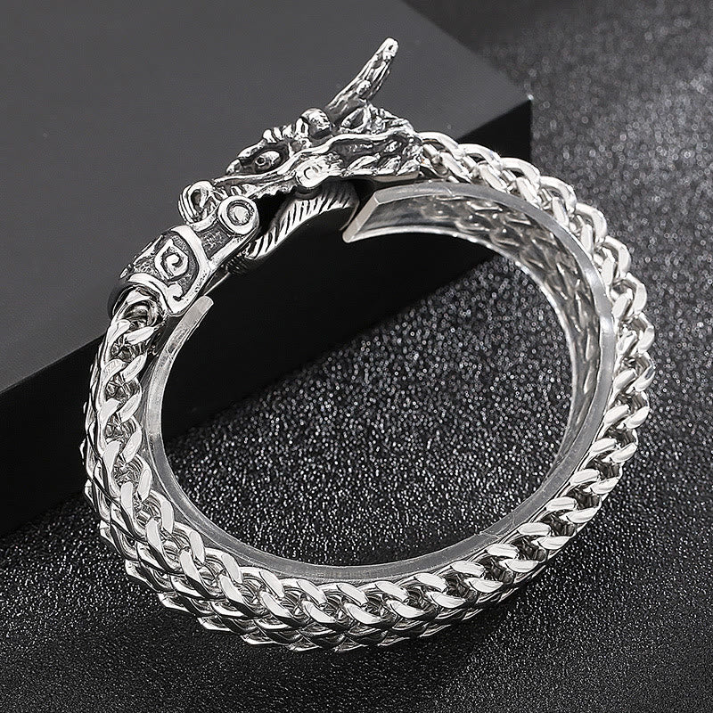 WorldNorse Norse Dragon Mesh Chain Bracelet - image 9