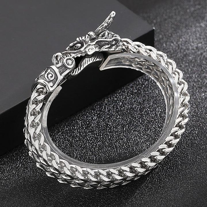 WorldNorse Norse Dragon Mesh Chain Bracelet - image 9