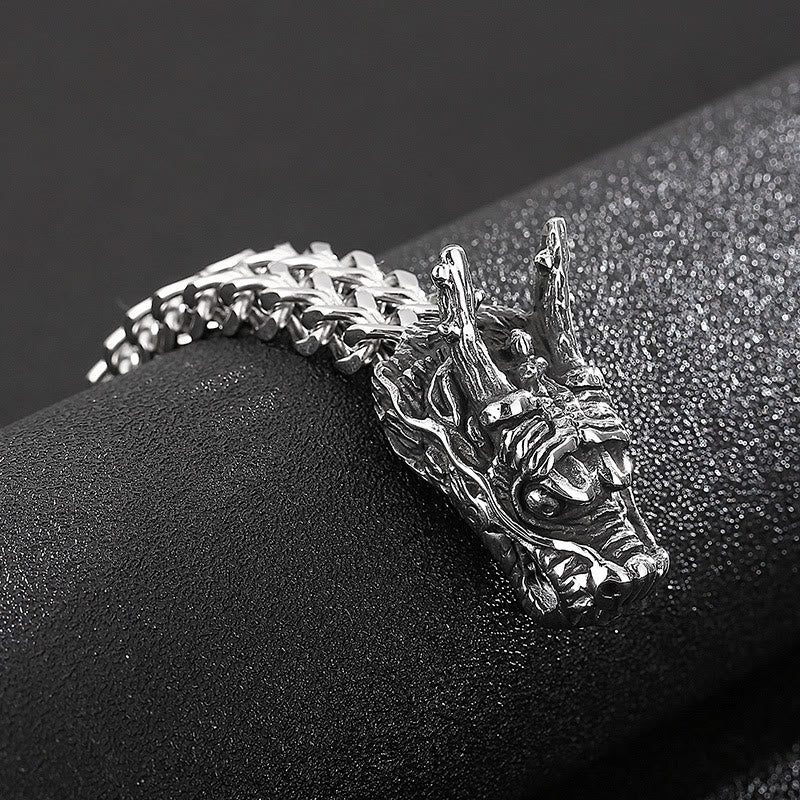 WorldNorse Norse Dragon Mesh Chain Bracelet - image 3