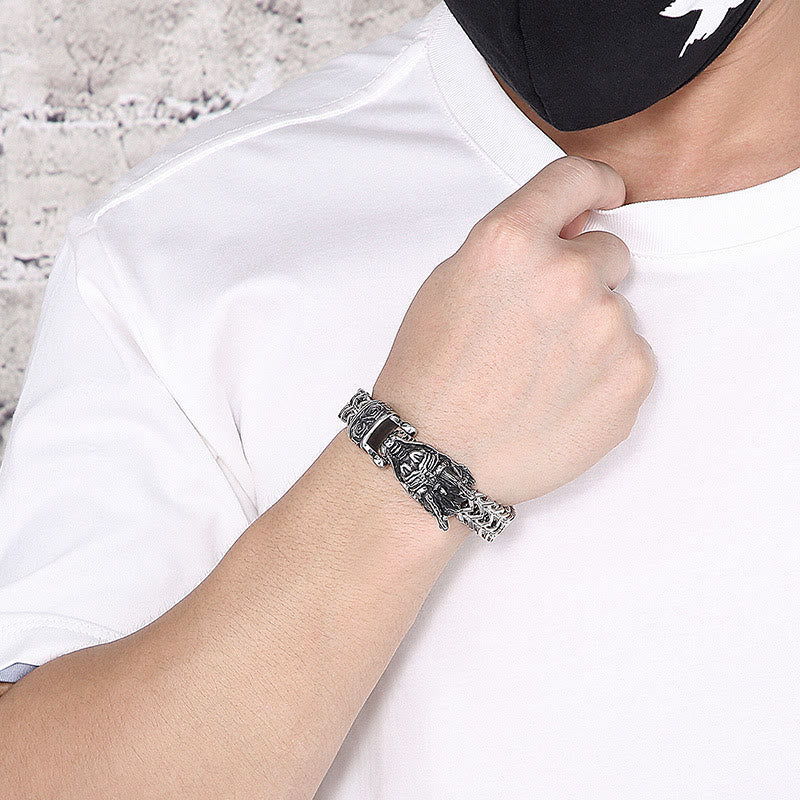 WorldNorse Norse Dragon Mesh Chain Bracelet - image 2