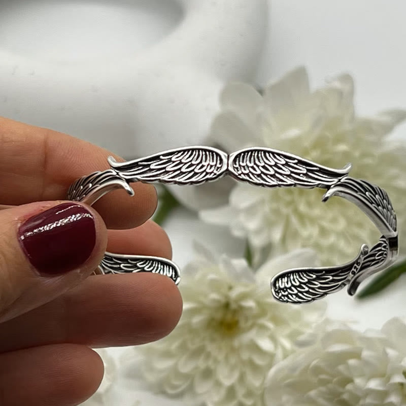 WorldNorse Angel Wings Vintage Style Bracelet - image 2