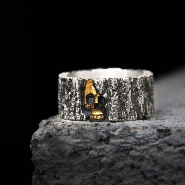 WorldNorse Immortality Skull Engraved Ring - Adjustable - image 0