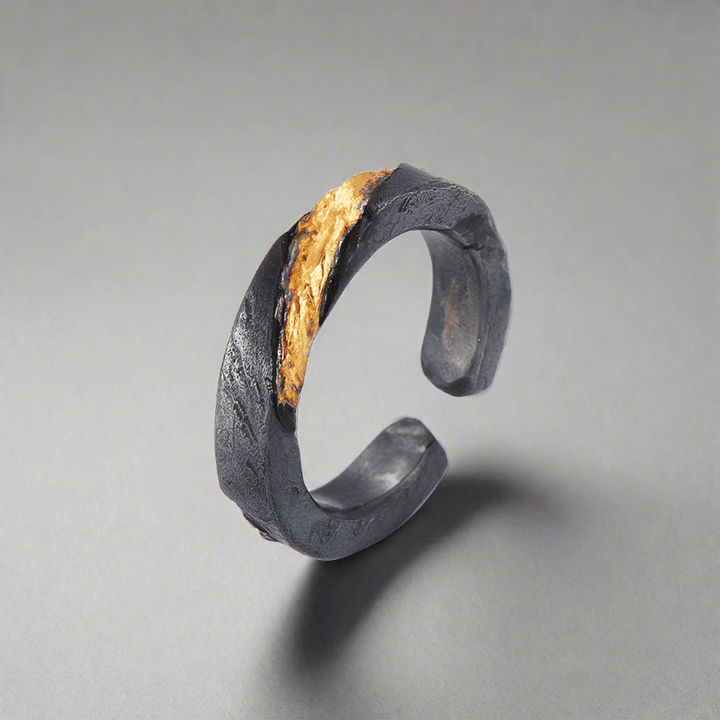 WorldNorse Flowing Fire Gold Inlay Adjustable Bracelet / Ring - Flowing Fire#Ring - image 18