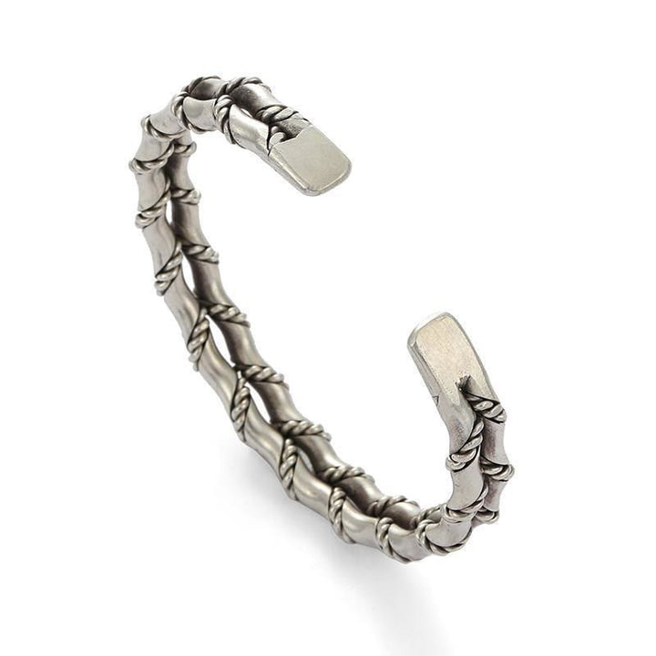 WorldNorse Double Twisted Bamboo Open Bracelet - image 4