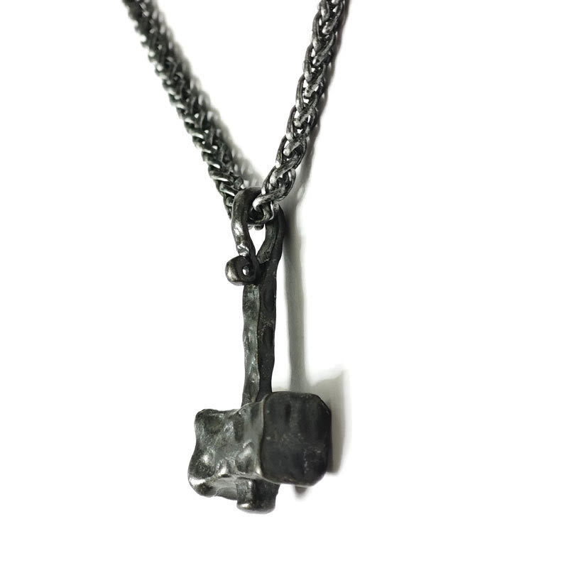 WorldNorse Forged Iron Thor's Hammer Necklace - Necklace#2 - image 5