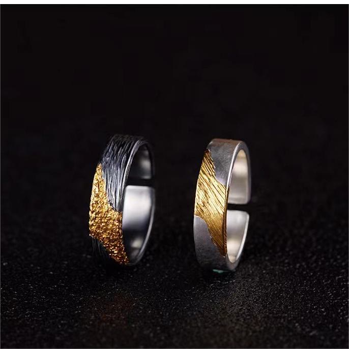 WorldNorse Firework Black Gold Ring - image 4