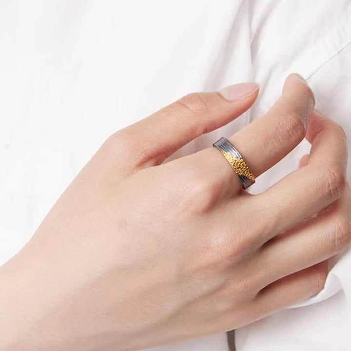 WorldNorse Firework Black Gold Ring - image 3
