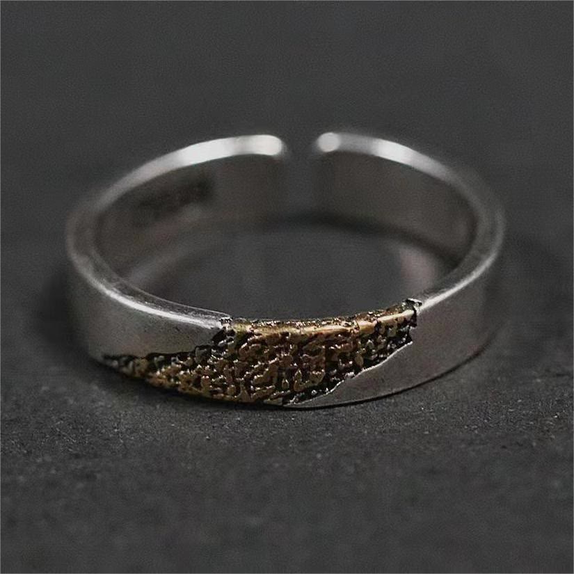 WorldNorse Firework Black Gold Ring - Retro - image 2