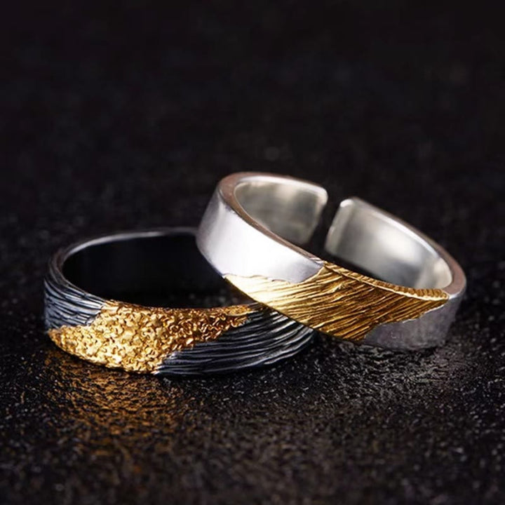 WorldNorse Firework Black Gold Ring - image 6