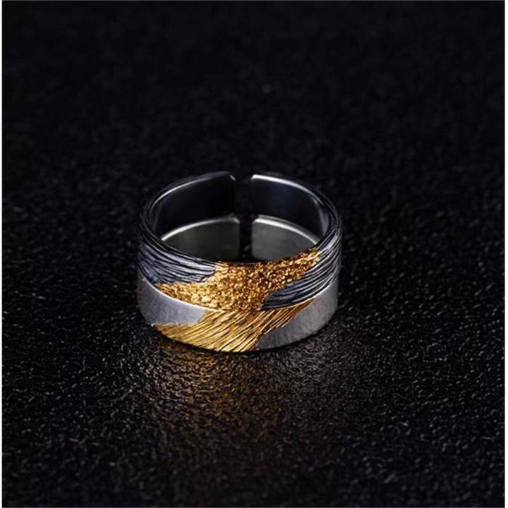 WorldNorse Firework Black Gold Ring - image 5