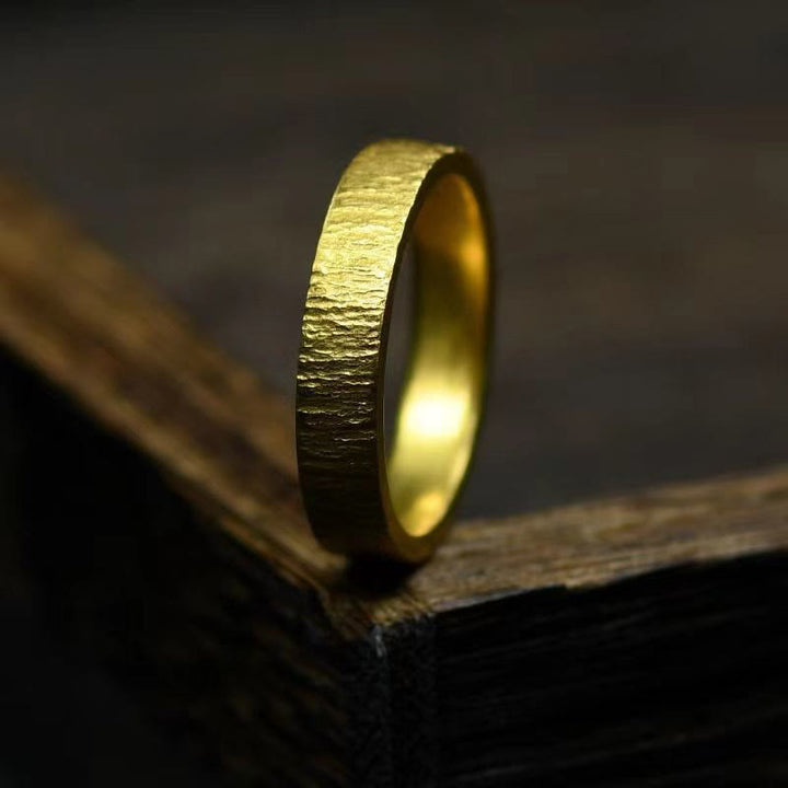 WorldNorse Vintage Bark Shape Ring - image 4
