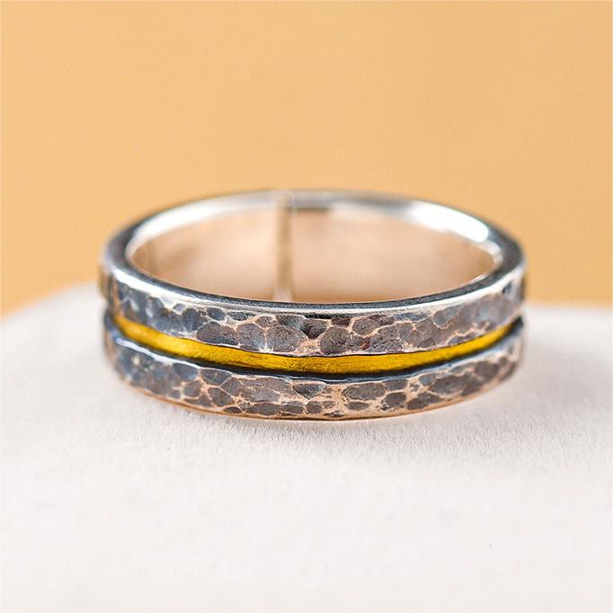 WorldNorse Three Life Stone Ring