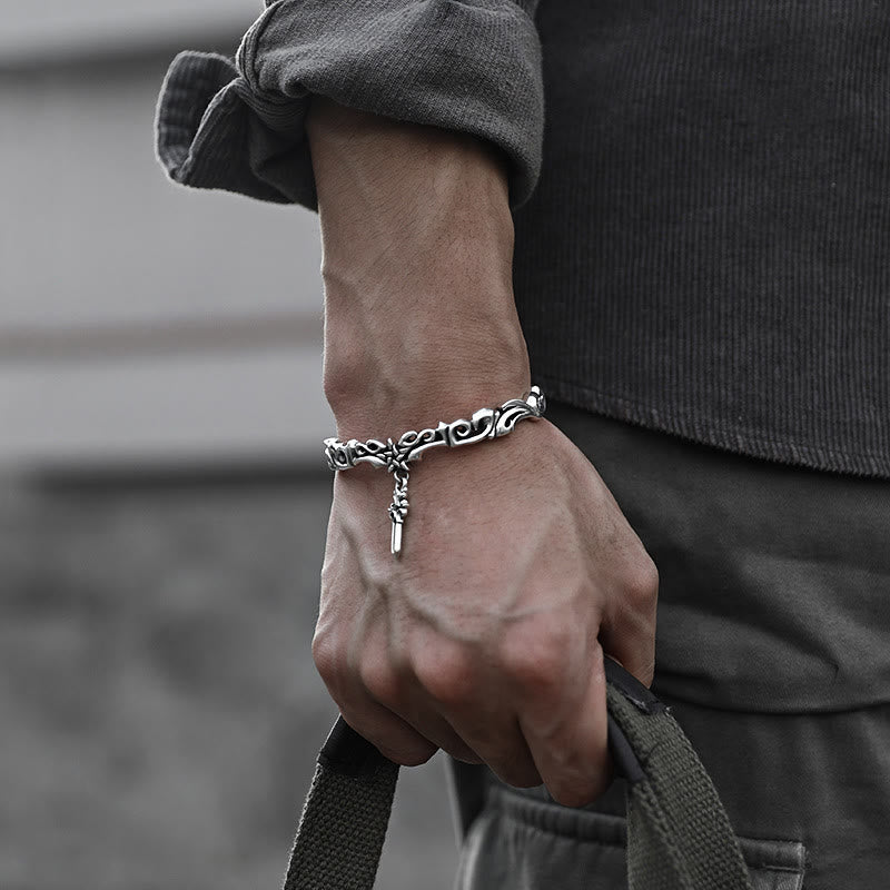 WorldNorse Pentagram Dark Pattern Bracelet - Bracelet - image 0