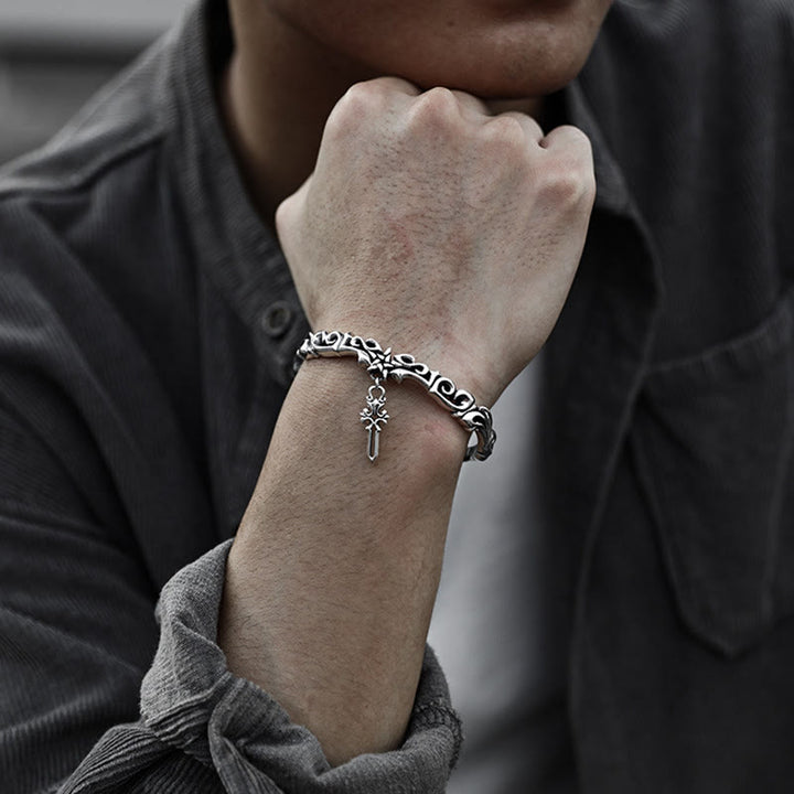 WorldNorse Pentagram Dark Pattern Bracelet - image 3