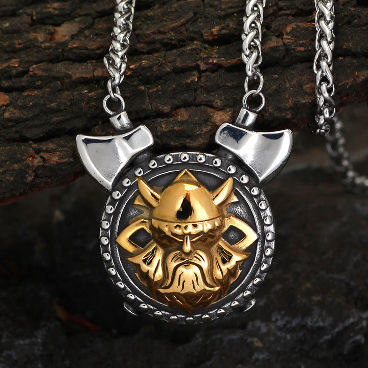 WorldNorse Viking Odin Double Axes Necklace - Necklace - image 0