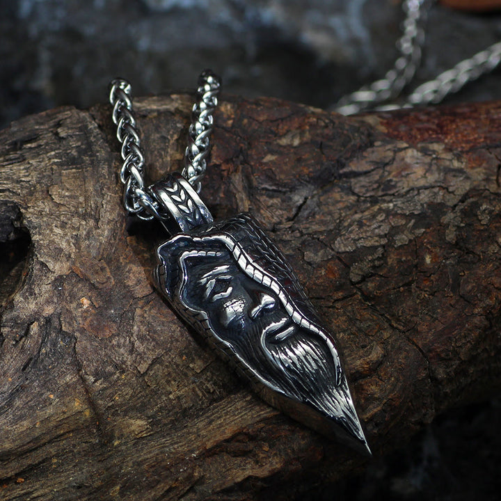 WorldNorse Allfather's Wisdom Hair Rune Necklace - image 2