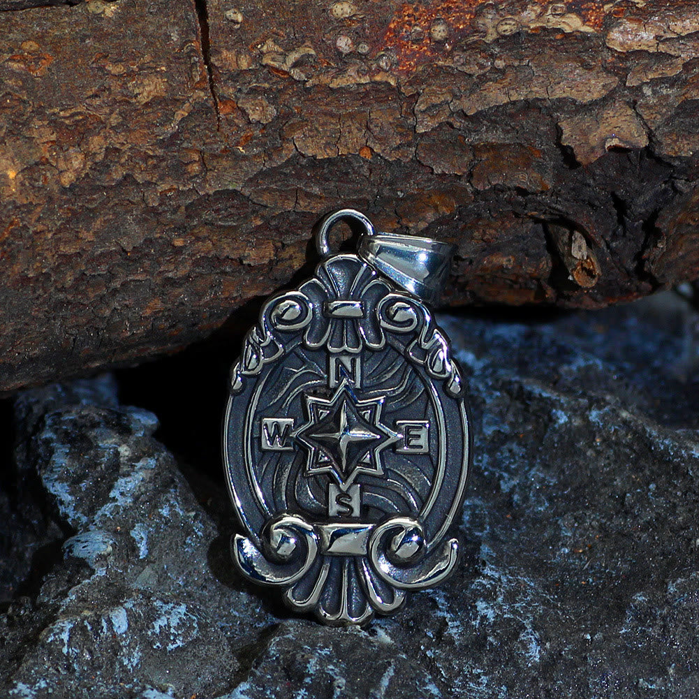 WorldNorse Nordic Compass Pendant Necklace - image 1