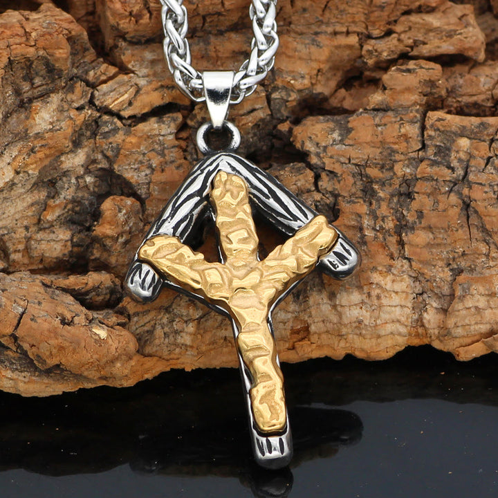 WorldNorse Viking Silver&Gold Rune Necklace - image 3